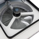 Střešní ventilátor pro karavan s okénkem napájení 12 V vestavěná 4 LED světla rozměr 36 x 35,5 x 15 cm materiál ABS bílý do obytných vozů 3