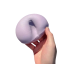 Stress Relief Squishy Squeeze Toy 10 × 10 × 5 cm Foam Sponge with Slow Return 75 g Soft Handheld Relaxation Toy for Stress Relief 3