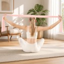 Stretchover 150 x 15 cm dikte 0,35 mm weerstand 6,8 kg elastische band voor rekken en versterken voor yoga pilates en thuis oefeningen 8