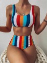 Stribet bikini til kvinder 1