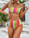 Stribet bikini til kvinder 2