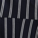 Stribet damejumpsuit med sløjfe 10