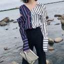 Stribet dameskjorte A546 3
