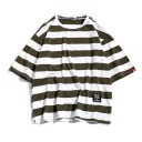 Stribet herre-T-shirt T2058 6