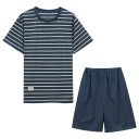 Stribet herrepyjamas T2413 6