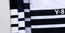Stribet herresæt - T-shirt og shorts J979 3
