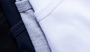 Stribet herresæt - T-shirt og shorts J979 4