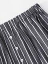 Stribet off-shoulder skjorte til kvinder 3