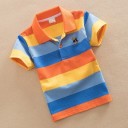 Stribet poloshirt til drenge T2501 8