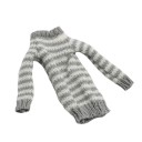 Stribet sweater til dukke 3