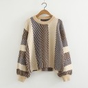 Stribet sweater til kvinder A2117 5