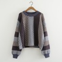 Stribet sweater til kvinder A2117 6