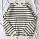 Stribet sweater til kvinder A2120 9