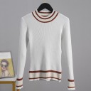 Stribet sweater til kvinder A2186 6
