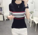 Stribet sweater til kvinder A2190 1