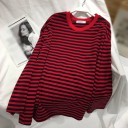 Stribet sweater til kvinder A2196 2