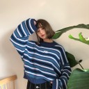 Stribet sweater til kvinder A2936 2