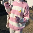 Stribet sweater til kvinder A2955 1