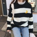 Stribet sweater til kvinder A2955 3