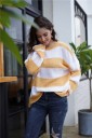 Stribet sweater til kvinder B49 8