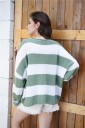 Stribet sweater til kvinder B49 3