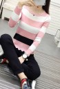Stribet sweater til kvinder G276 3