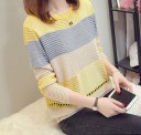 Stribet sweater til kvinder G385 4