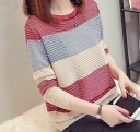Stribet sweater til kvinder G385 2