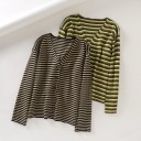 Stribet sweater til kvinder G389 2