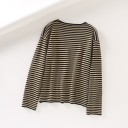 Stribet sweater til kvinder G389 3