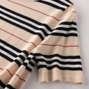 Stribet T-shirt til kvinder A1194 4