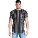 Stribet T-shirt til mænd T2065 5