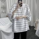 Stribet T-shirt til mænd T2216 6