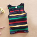 Stribet tanktop til drenge 4