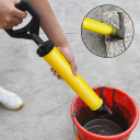 Stříkačka na tmel a cement Ruční nástroj na plnění spár se 2 plochými a 2 kulatými nástavci Praktické příslušenství na opravy 2