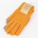 Strikkede handsker med taktile fingre 5