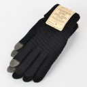 Strikkede handsker med taktile fingre 1