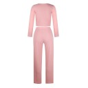 Strikket crop top og bukser til kvinder B1180 2