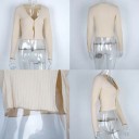 Strikket crop top til kvinder G244 3