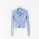 Strikket crop top til kvinder G249 10