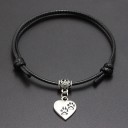 String Bracelet with Heart H469 2