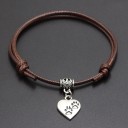 String Bracelet with Heart H469 5
