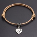 String Bracelet with Heart H469 6