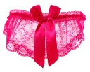 String féminin en dentelle avec nœud 8