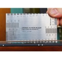 String Height Gauge Made of Stainless Steel Precise Measuring Tool for Setting Up Guitars, Basses or Ukuleles Maintenance and Adjustment Tool 2