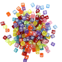 Stringing Letter Beads 100 pcs 11