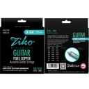 Strings for Acoustic Guitar DR-010 Set of Hexagonal Strings with Pure Copper Core and Corrosion-Resistant Coating Clear Tone Long Lifespan 2
