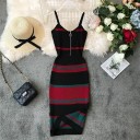 Striped Bodycon Dress 1