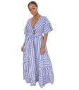 Striped Maxi Dress 1
