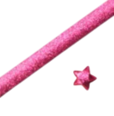 Strisce di carta origami glitterate 140 pezzi carta pieghevole per stelle effetto lucido DIY creazione decorazioni e lavori manuali 12